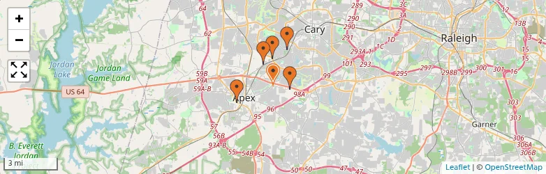 Related schools map