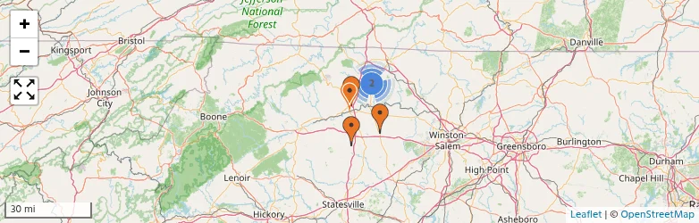 Related schools map