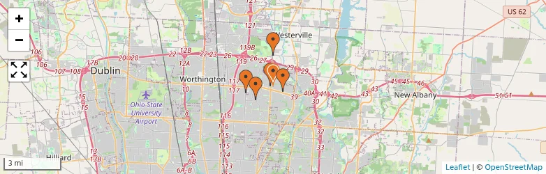Related schools map