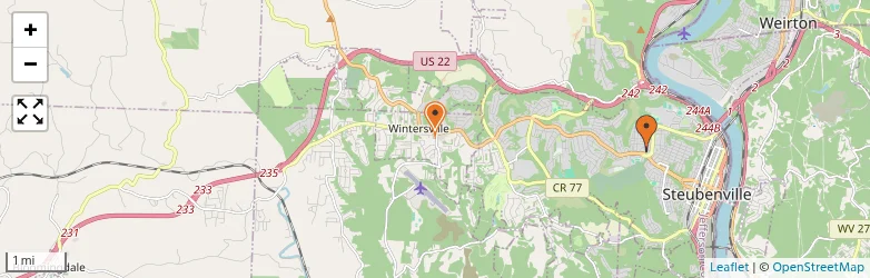 Related schools map