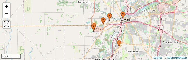 Related schools map