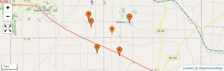 Related schools map