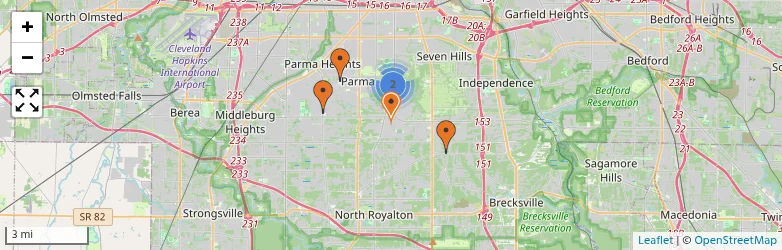 Related schools map