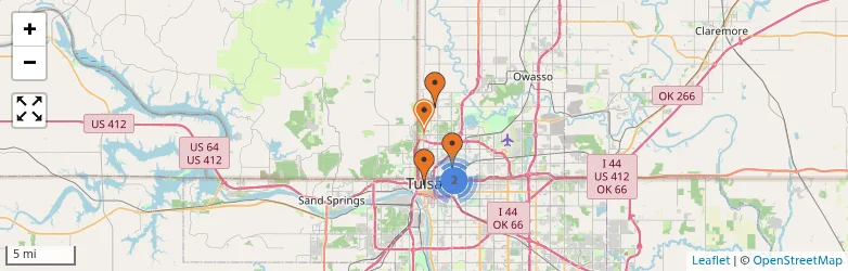 Related schools map