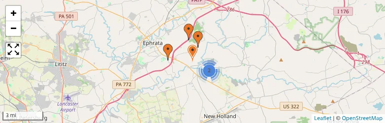Related schools map