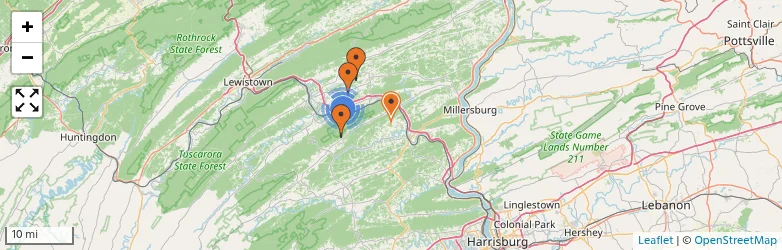 Related schools map