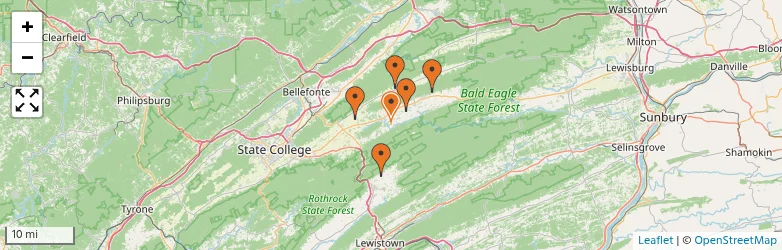 Related schools map