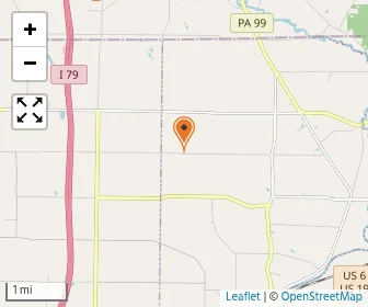 Map of New Horizon Amish School