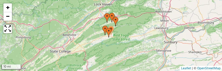 Related schools map