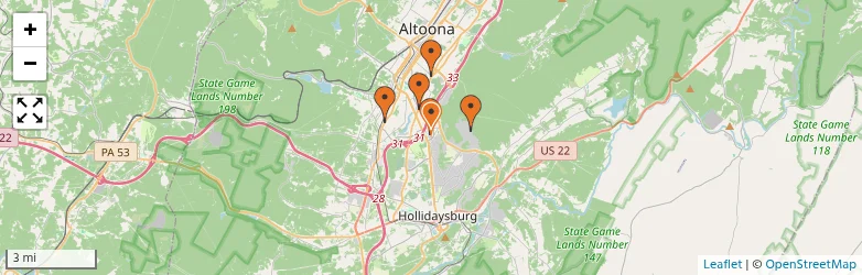 Related schools map