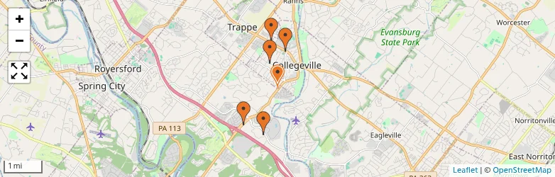 Related schools map