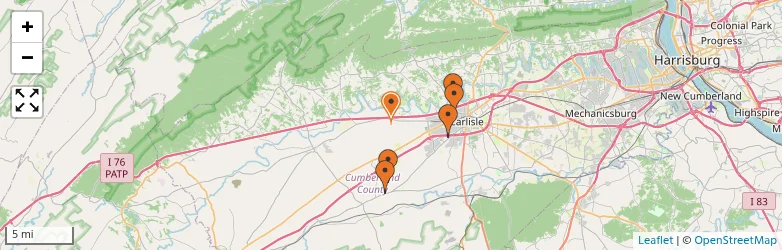 Related schools map