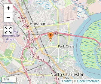 Map of Charleston Bilingual Academy