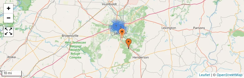 Related schools map