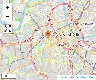 Map of Primrose School Of Nashville - Midtown
