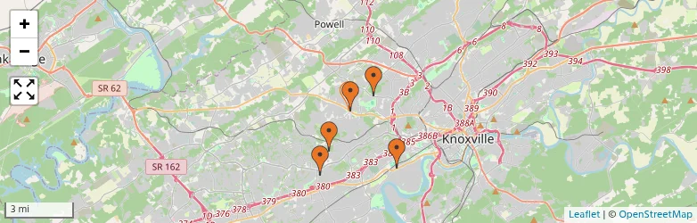 Related schools map