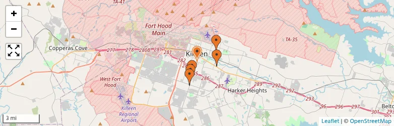 Related schools map