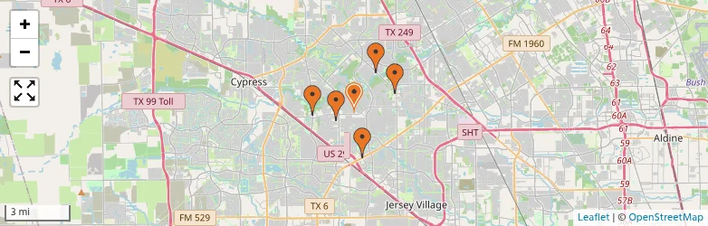 Related schools map