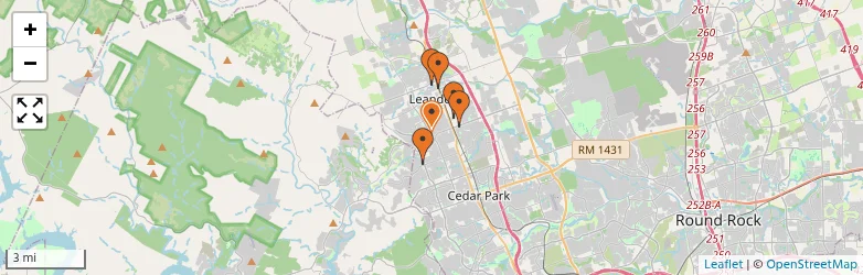 Related schools map