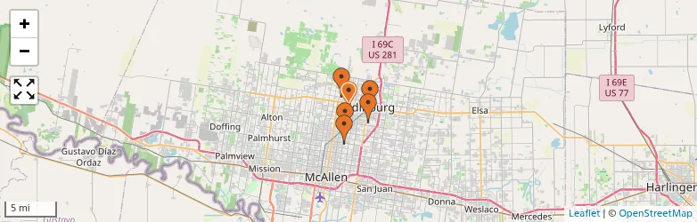 Related schools map
