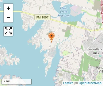 Map of Lake Conroe Christian Academy