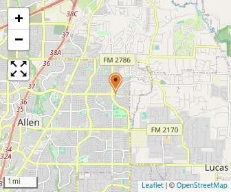 Map of Primrose School Of East Allen