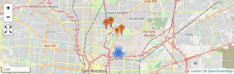 Related schools map