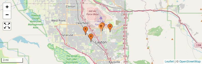 Related schools map