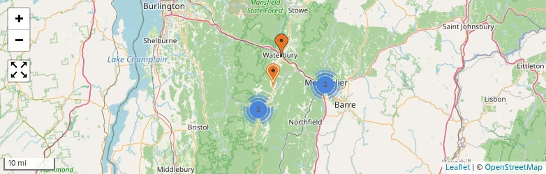 Related schools map