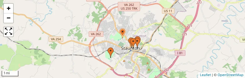 Related schools map