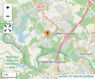 Map of Rivermont School - Fredericksburg