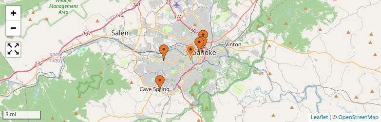 Related schools map