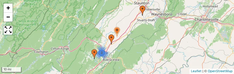 Related schools map