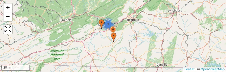 Related schools map