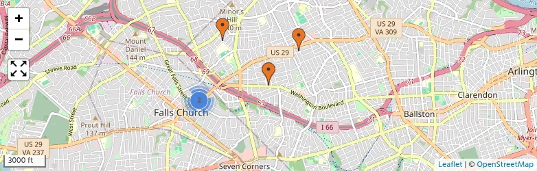 Related schools map