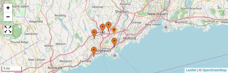 Related schools map