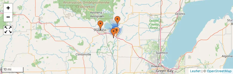 Related schools map