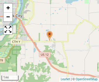 Map of Shoreless Lake School Wisconsin