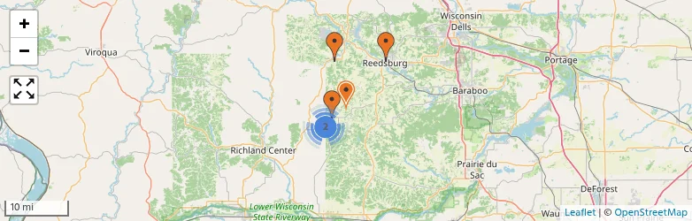 Related schools map