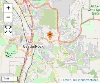 Map of Castle Rock Classical Academy