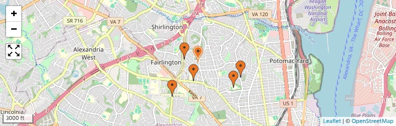 Related schools map