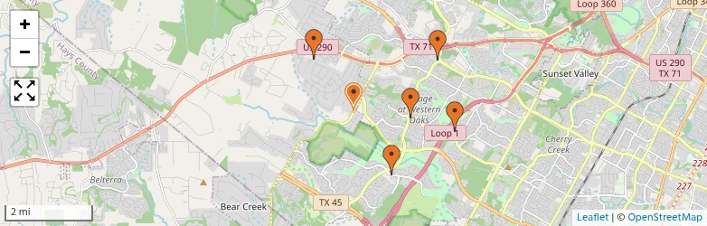 Related schools map
