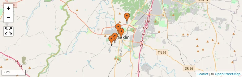 Related schools map