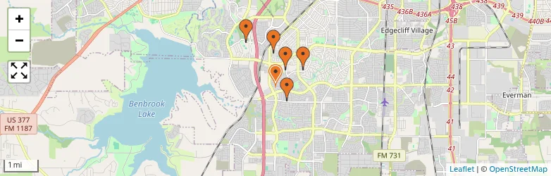 Related schools map