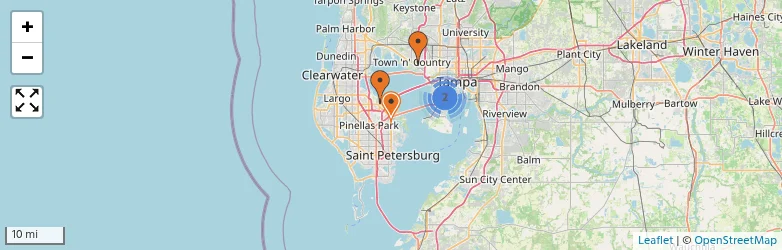 Related schools map