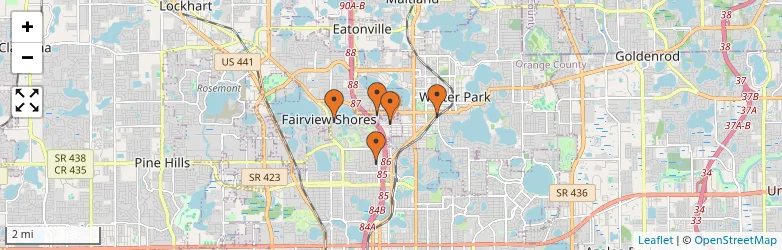 Related schools map