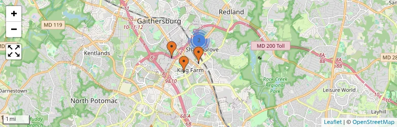 Related schools map