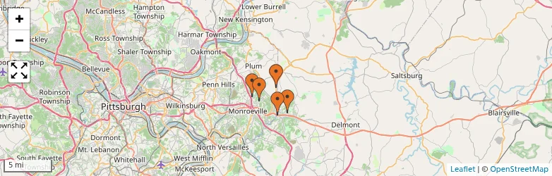 Related schools map