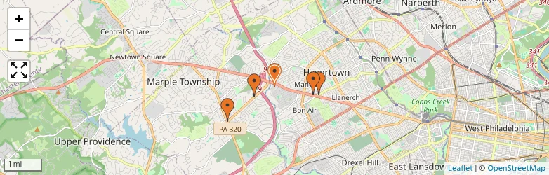 Related schools map