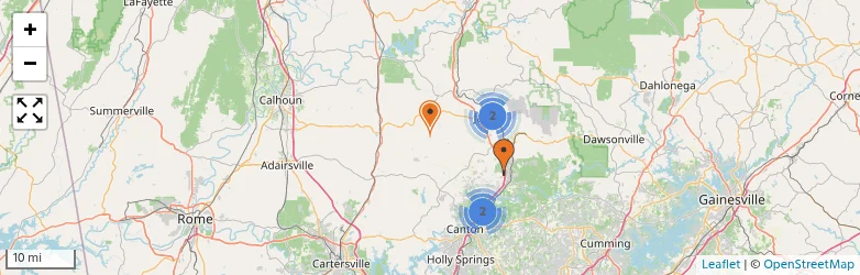 Related schools map